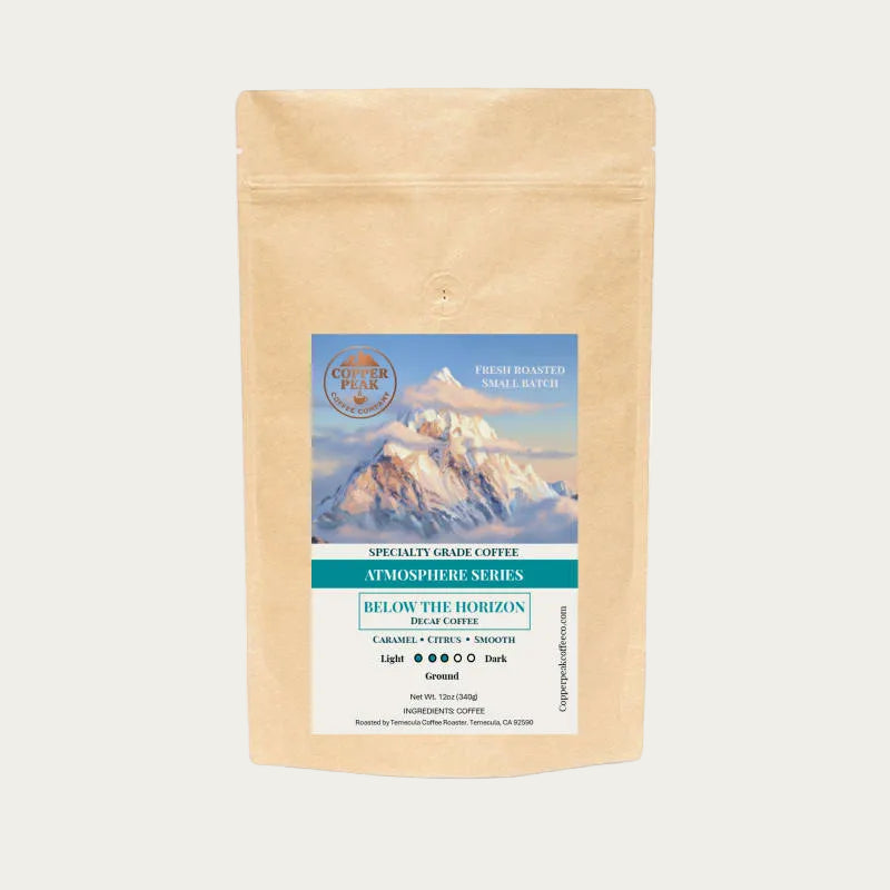 Below The Horizon - Decaf Coffee - Copper Peak Coffee Company