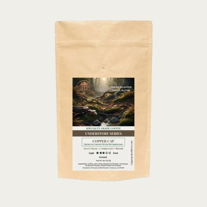 Copper Cap - Medium Coffee with Mushrooms - Copper Peak Coffee Company