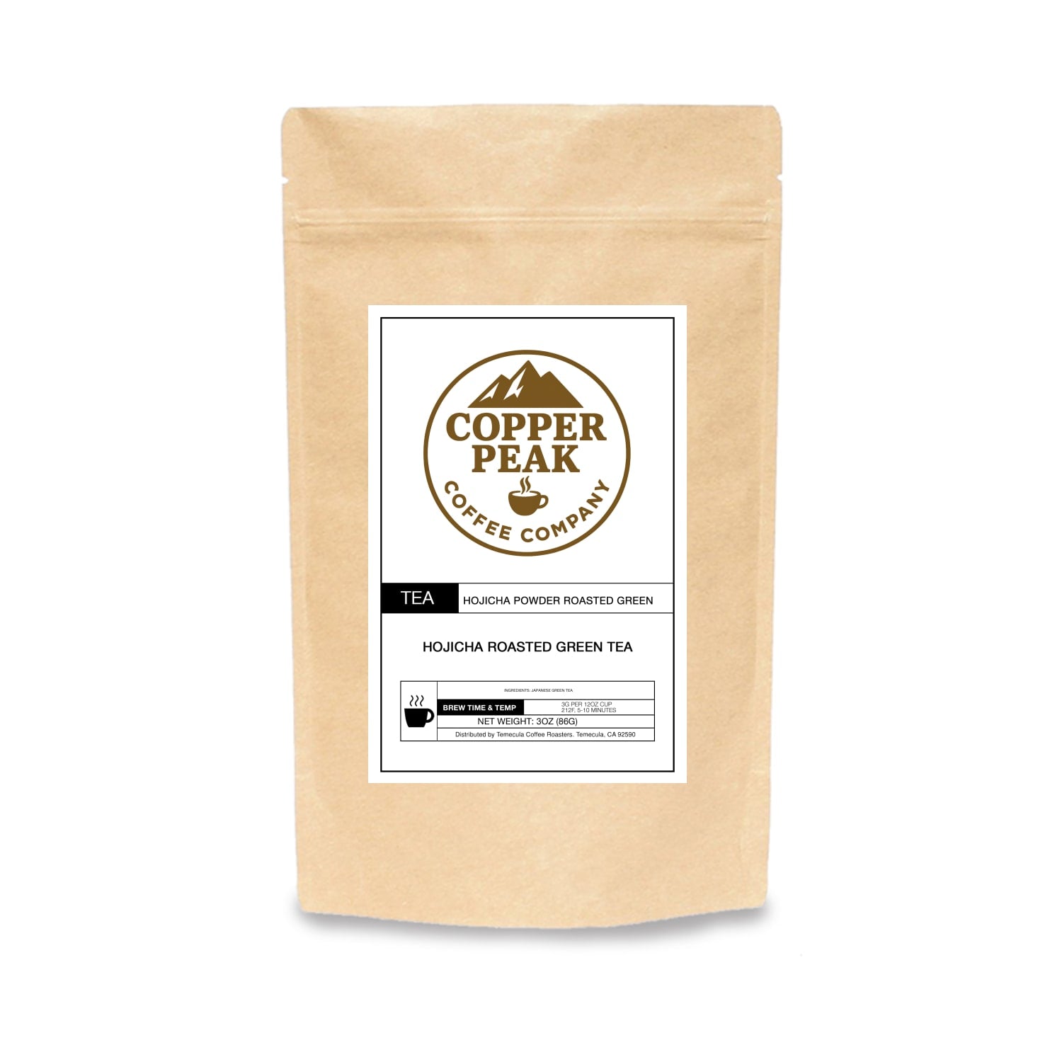 Premium Hojicha Tea - Copper Peak Coffee Company