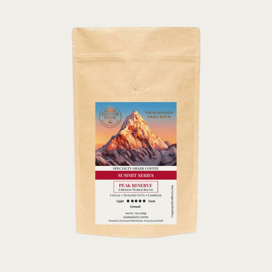 Peak Reserve 6 Region World Blend - Dark Roast - Copper Peak Coffee Company