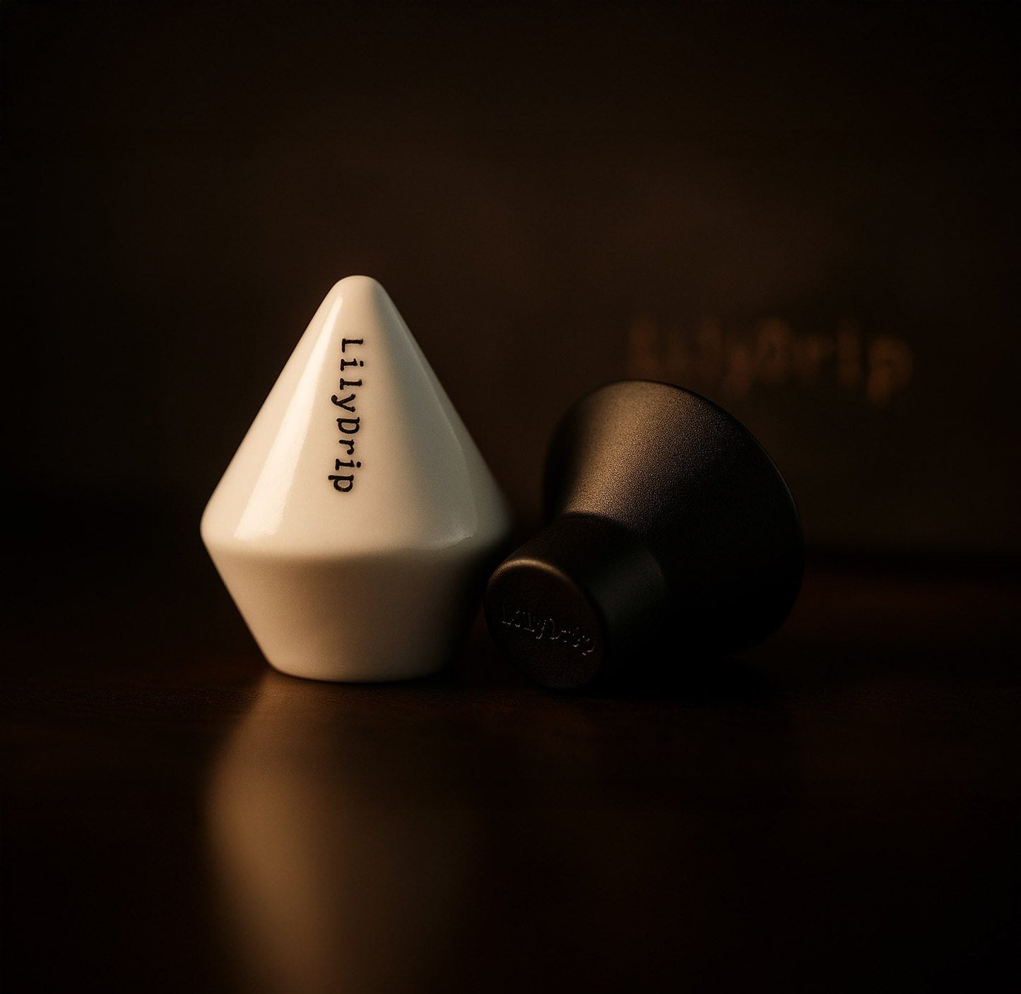 LilyDrip – Ceramic Pour - Over Specialty Coffee Accessory, Fits Pour - Over Cone Drippers - Copper Peak Coffee Company