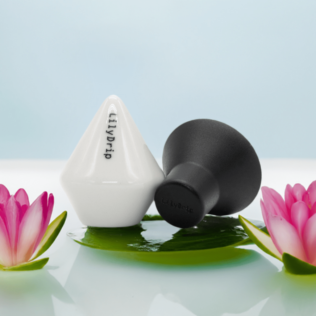 LilyDrip – Ceramic Pour - Over Specialty Coffee Accessory, Fits Pour - Over Cone Drippers - Copper Peak Coffee Company